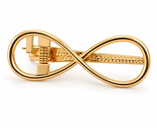 BICO DE PATO INFINITO GLOW BANHADO A OURO 18K