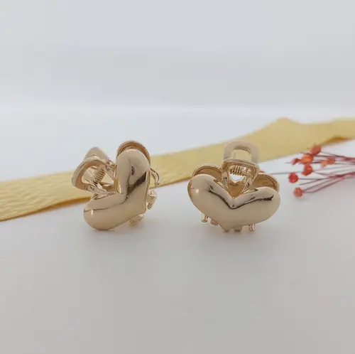 PRESILHA CORAÇÃO BANHADA A OURO 18K