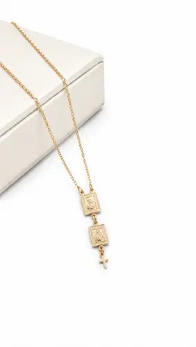 ESCAPULARIO BANHADO A OURO 18K