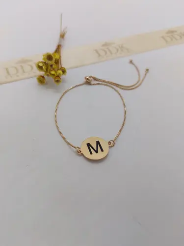 PULSEIRA INITIAL GLOW GOLD BANHADA A OURO 18K