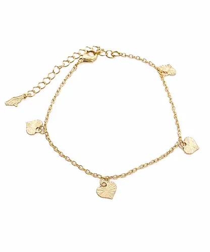 PULSEIRA CORAÇÃO ESSENZA BANHADA A OURO 18K