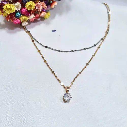 Colar Harmonia de Luz Banhado a Ouro 18K