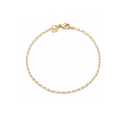 PULSEIRA MASCULINA ELO DOURADA BANHADA A OURO 18K