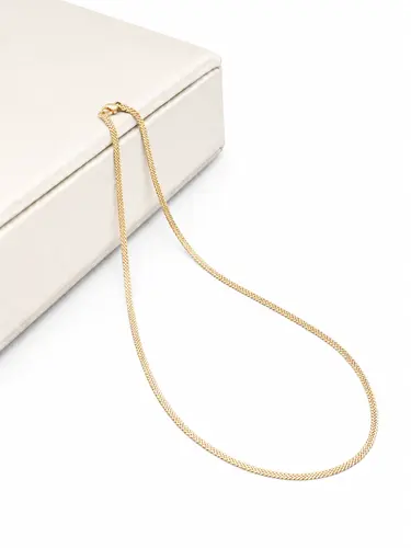 CHOKER PLUS SIZE GOLD BANHADA A OURO 18K