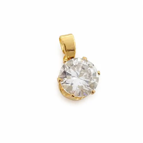 PINGENTE PONTO DE LUZ P BANHADO A OURO 18K