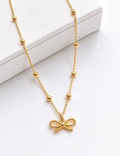CHOKER LAÇO DELICAT GOLD BANHADO A OURO 18K
