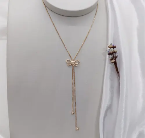 COLAR LAÇO LUMIERE BANHADO A OURO 18K