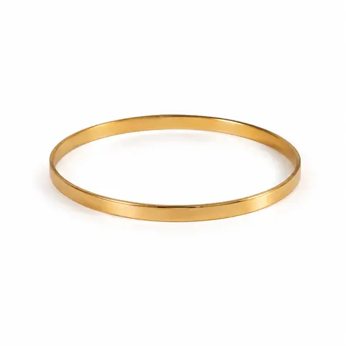 BRACELETE MINIMAL GOLD BANHADA A OURO 18K