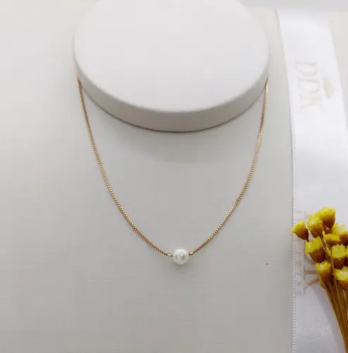 CHOKER PÉROLA ESSENCE GOLD BANHADA A OURO 18K