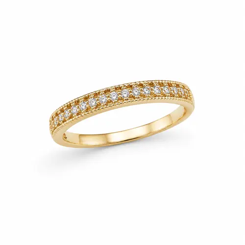 ANEL LUMIERE BANHADO A OURO 18K
