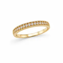 ANEL LUMIERE BANHADO A OURO 18K