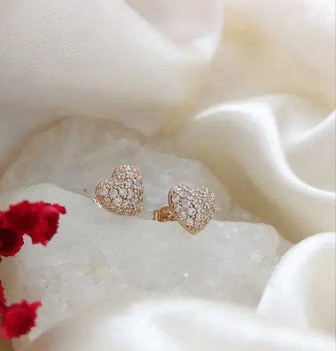 BRINCO LOVE PREMIUM M BANHADO A OURO 18K