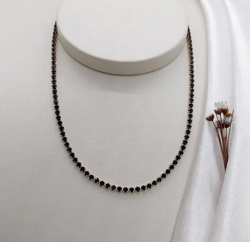 CHOKER NIGTH BANHADA A OURO 18K