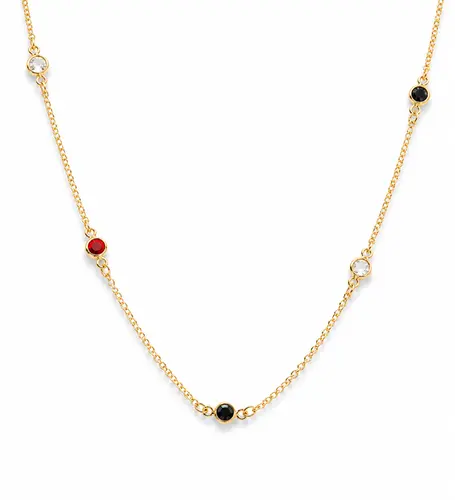 COLAR COLOR ESSENCE BANHADO A OURO 18K
