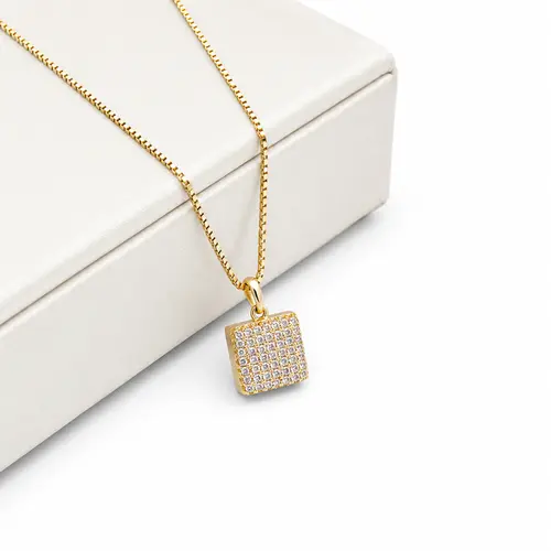 COLAR ELEGANCE SPHERE BANHADO A OURO 18K