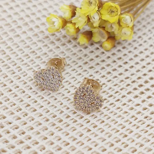 BRINCO JARDIM MÁGICO BANHADO A OURO 18K
