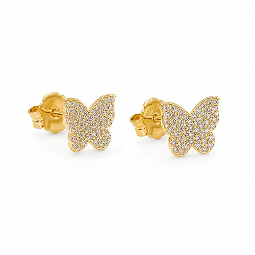 BRINCO JARDIM MÁGICO BANHADO A OURO 18K