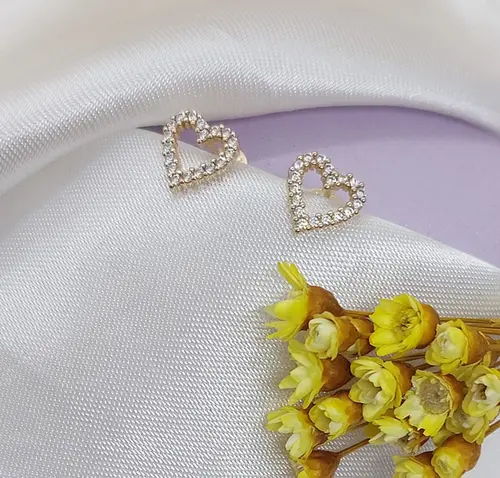 BRINCO PAIXÃO CRAVEJADO BANHADO A OURO 18K