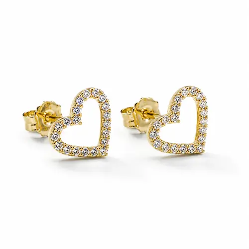 BRINCO PAIXÃO CRAVEJADO BANHADO A OURO 18K