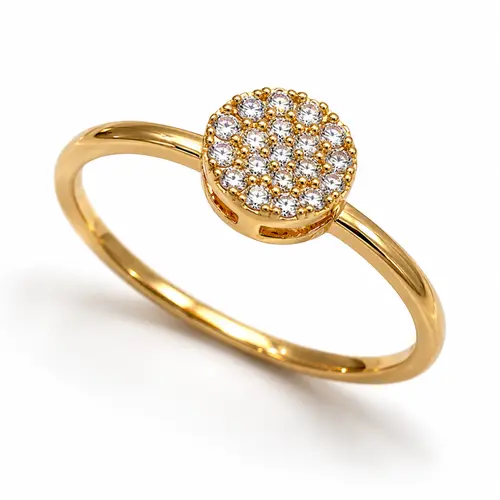 ANEL GOLDEN LUMIERE BANHADO A OURO 18K