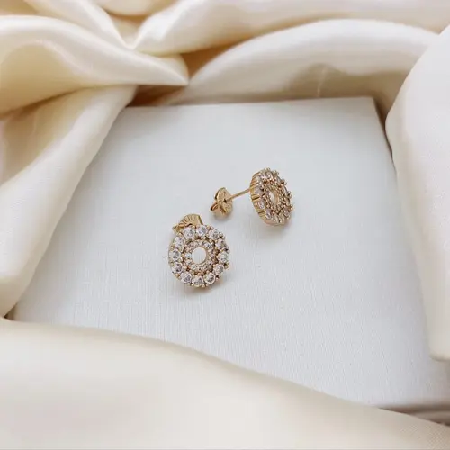 BRINCO HALO BANHADO A OURO 18K