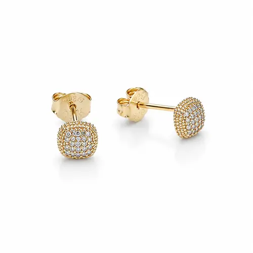 BRINCO PAVÊ CELEST M BANHADO A OURO 18K