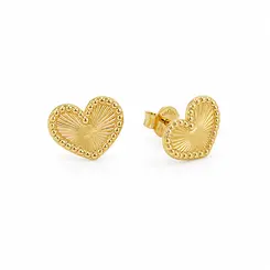 BRINCO CORAÇÃO AMALFI BANHADO A OURO 18K
