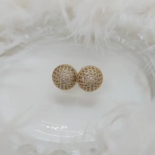 BRINCO CHUVEIRO BANHADO A OURO 18K