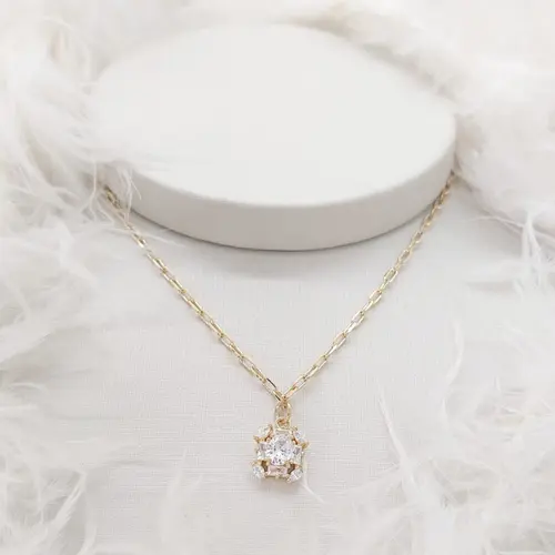 Choker coroa banhada a ouro 18k