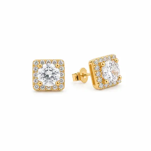 BRINCO GRAND LUXE BANHADO A OURO 18K