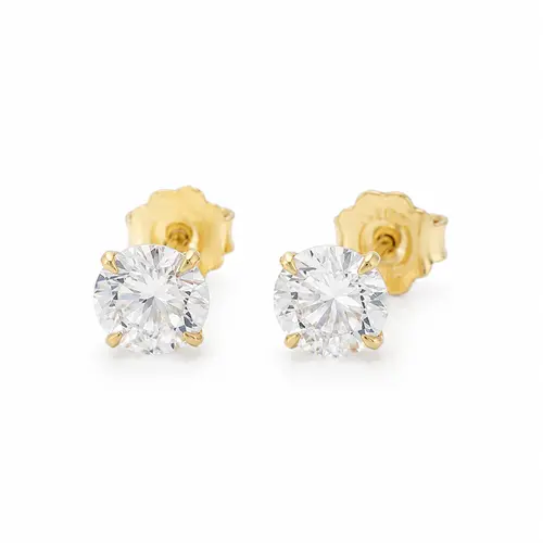 BRINCO PONTO DE LUZ DUPLO BANHADO A OURO 18K