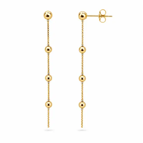 BRINCO LINHA PEROLADO BANHADO A OURO 18K