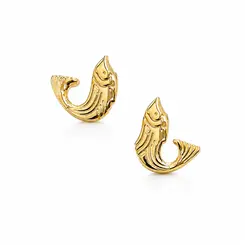 BRINCO SARDINHA BANHADO A OURO 18K