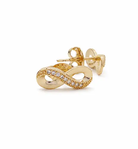 BRINCO INFINITO BANHADO A OURO 18K
