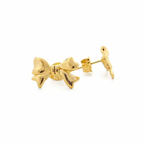 BRINCO LAÇO LISO M BANHADO A OURO 18K