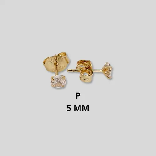 BRINCO PONTO DE LUZ P BANHADO A OURO 18K