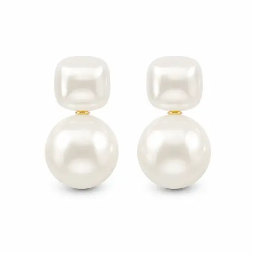 BRINCO PÉROLA PLUS BANHADO A OURO 18K