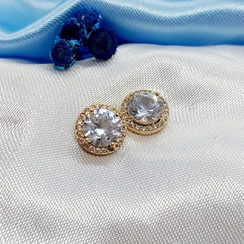 BRINCO P.LUZ TIANA PLUS BANHADO A OURO 18K