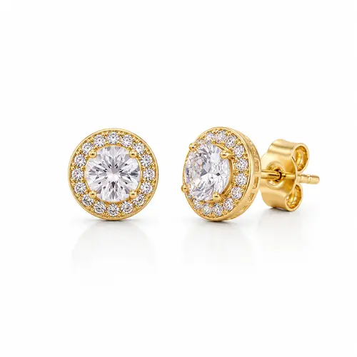 BRINCO P.LUZ TIANA PLUS BANHADO A OURO 18K