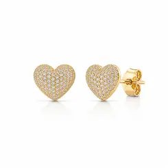 BRINCO COR CRAVEJADO MAYA BANHADO A OURO 18K