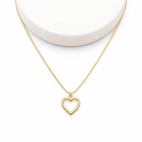 CHOKER COR VAZADO BANHADO A OURO 18K