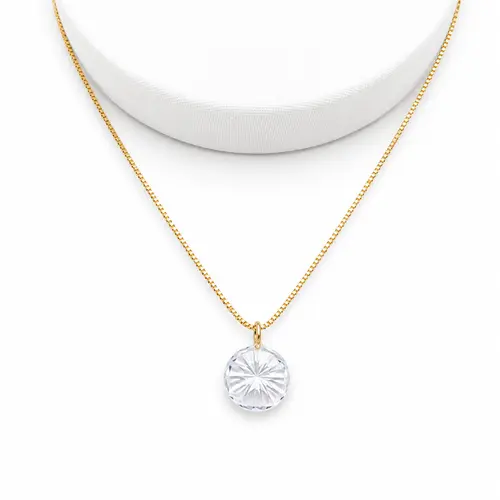 CHOKER P.LUZ P BANHADA A OURO 18K