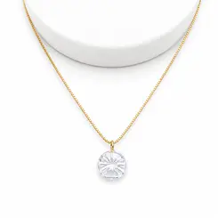 CHOKER P.LUZ P BANHADA A OURO 18K