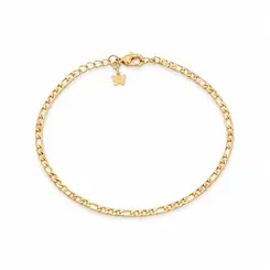 PULSEIRA MASC GRUMET BANHADA A OURO 18K