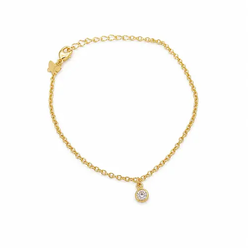 PULSEIRA JASMIM BANHADA A OURO 18K
