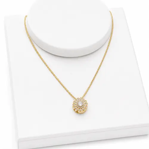 CHOKER FIORELLA BANHADA A OURO 18K