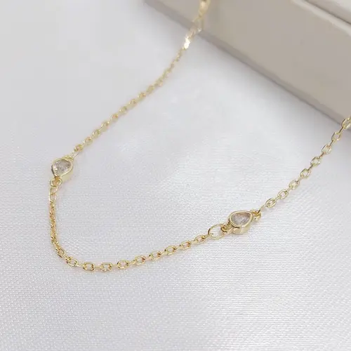 CHOKER ESSENCIA NATURAL BANHADA A OURO 18K