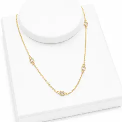 CHOKER ESSENCIA NATURAL BANHADA A OURO 18K