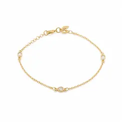 PULSEIRA ESSENCIA NATURAL BANHADA  A OURO 18K
