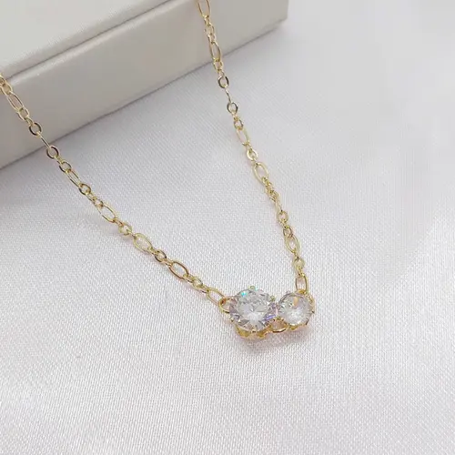 CHOKER BRILHO BANHADA A OURO 18K
